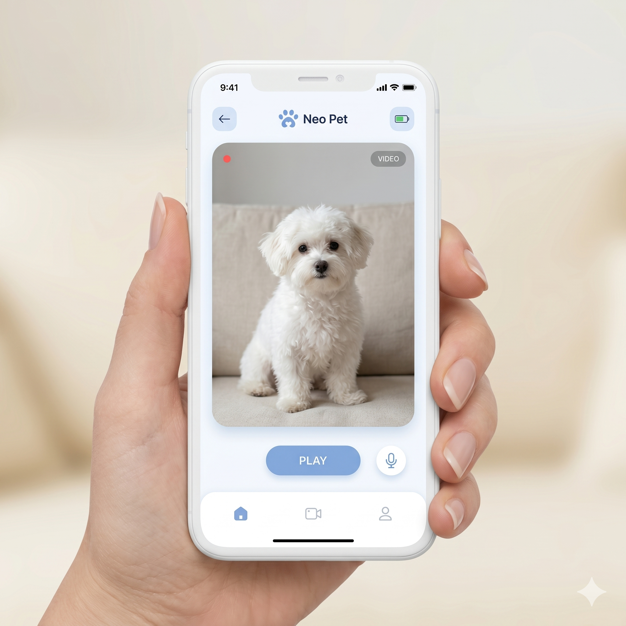 Vista app NeoCam con varias cámaras